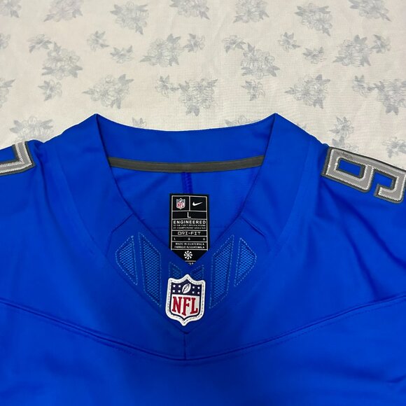 NFL Aidan Hutchinson Detroit Lions Nike Dri Fit Nfl Elite #97 Jersey - Picture 4 of 6